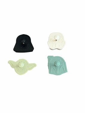 Star Wars Cookie Cutters Set of 4 Darth Vader Yoda Boba Fett Stormtrooper